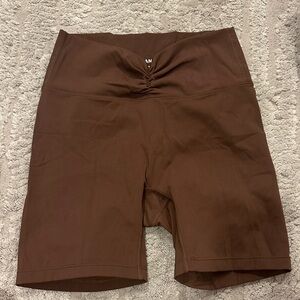 Adanola Chocolate Brown Bike Shorts - NWOT